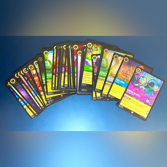 Disney Other - Lot of 50+ Disney Lorcana Into the Inklands Cold Foil, Legendary, Rare, and More